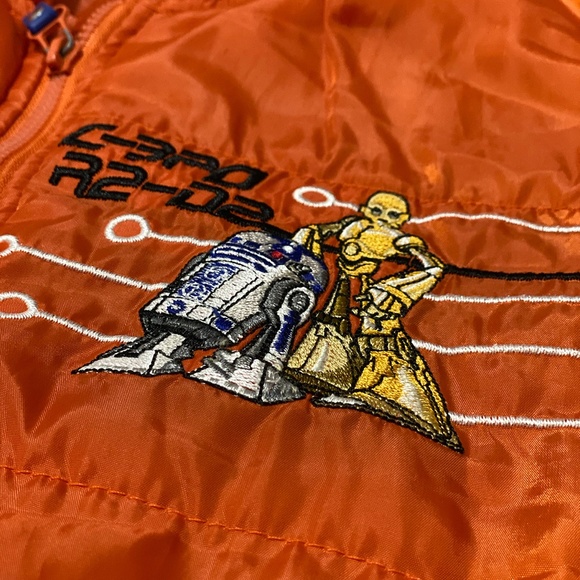 Vintage Star Wars Puffy Zip up Vest - Picture 3 of 6